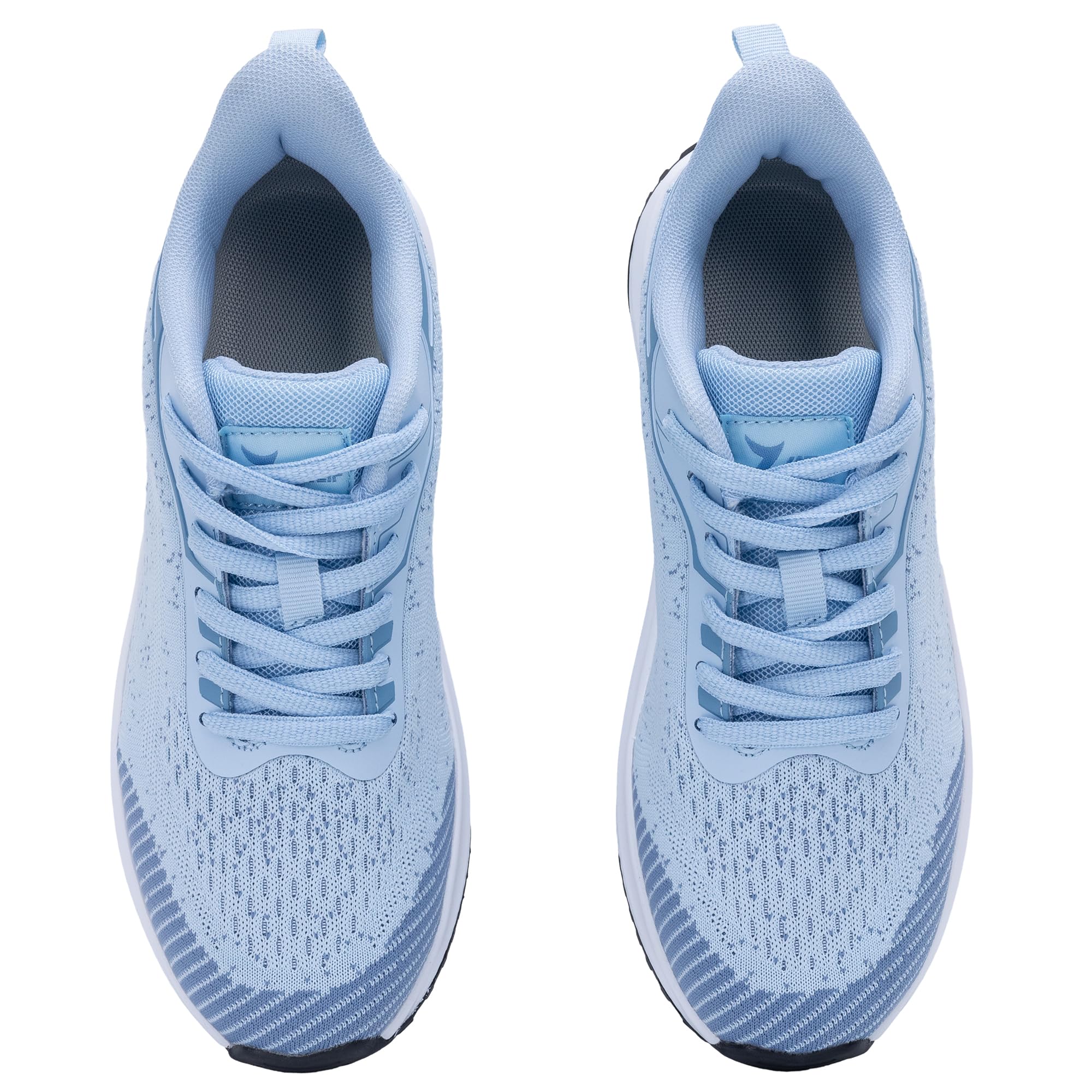 Womens Walking Shoes Size 8 Light Blue Orthotic Sneakers for Pain Relief