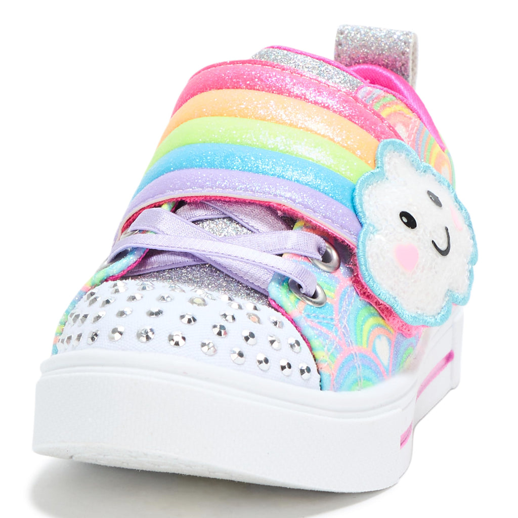 SKECHERS Girls Twinkle Sparks-Cloud Cutie Sneaker, Multi, 11.5 Little Kid - Image 1