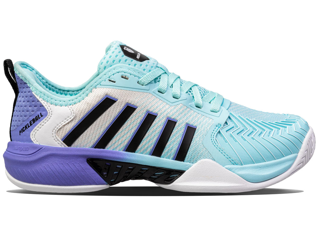 K-Swiss Women's Pickleball Supreme Shoe, Tanager Turquiose/Persian Jewel/Black, 8.5 M - Image 2