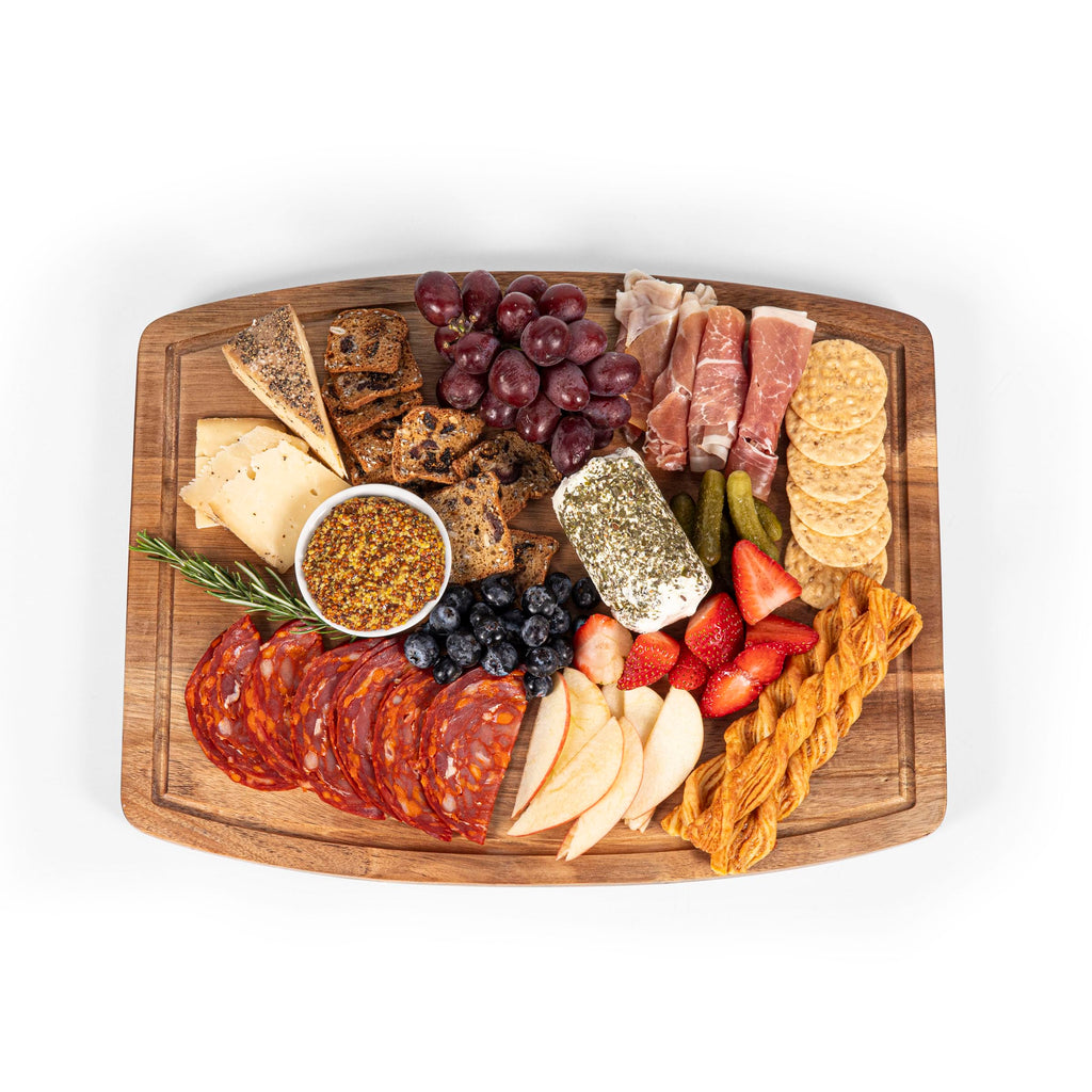 PICNIC TIME Disney Haunted Mansion Ovale Acacia Cutting Board, (Acacia Wood) - Image 4