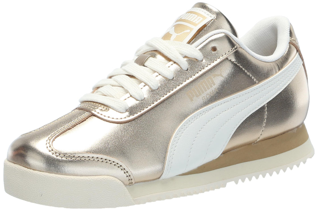 PUMA Women's Roma Shoes, Gold-Warm White, 10 - Image 1