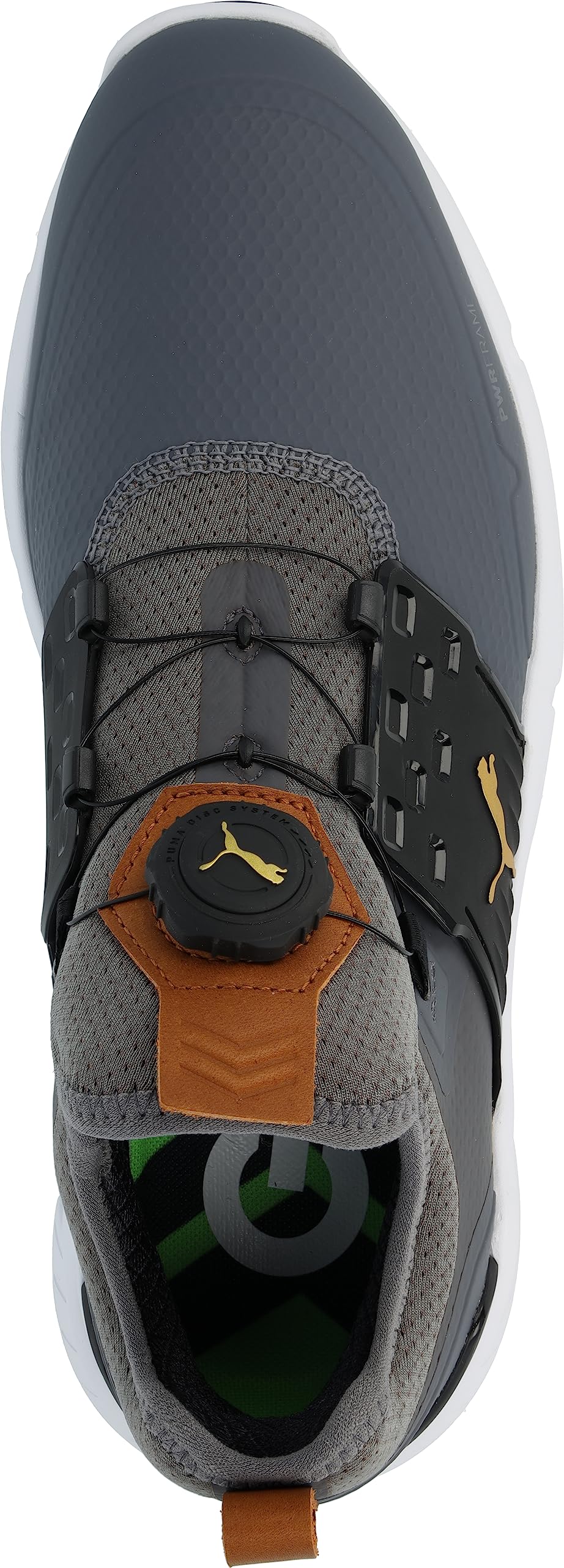 PUMA Men's Ignite Articulate Disc Golf Shoe, Quiet Shade Team Gold Black, 10.5 - Image 5