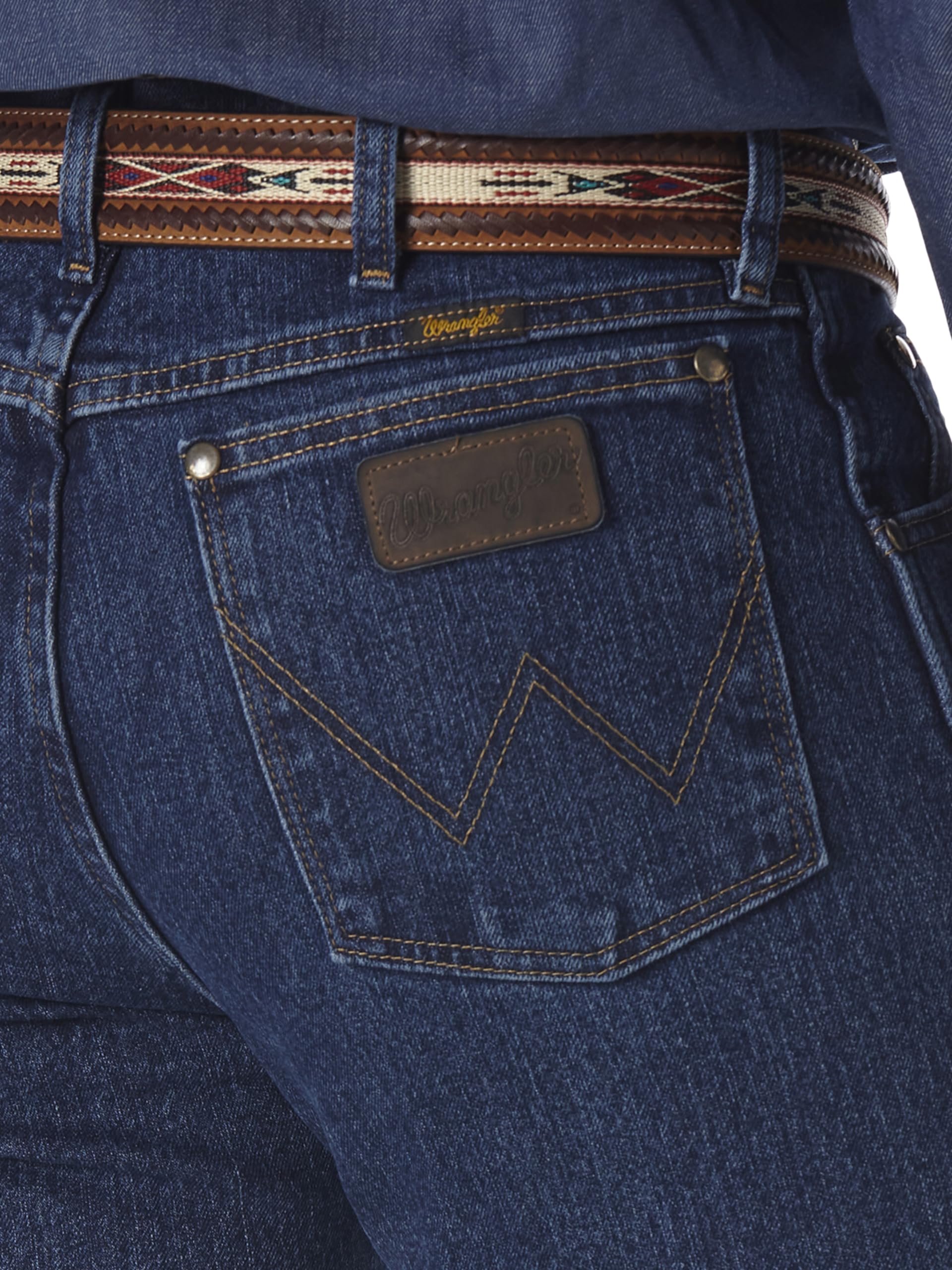 Premium Performance Cowboy Cut Regular Jean, Mid Stone, 40W x 32L - Image 5