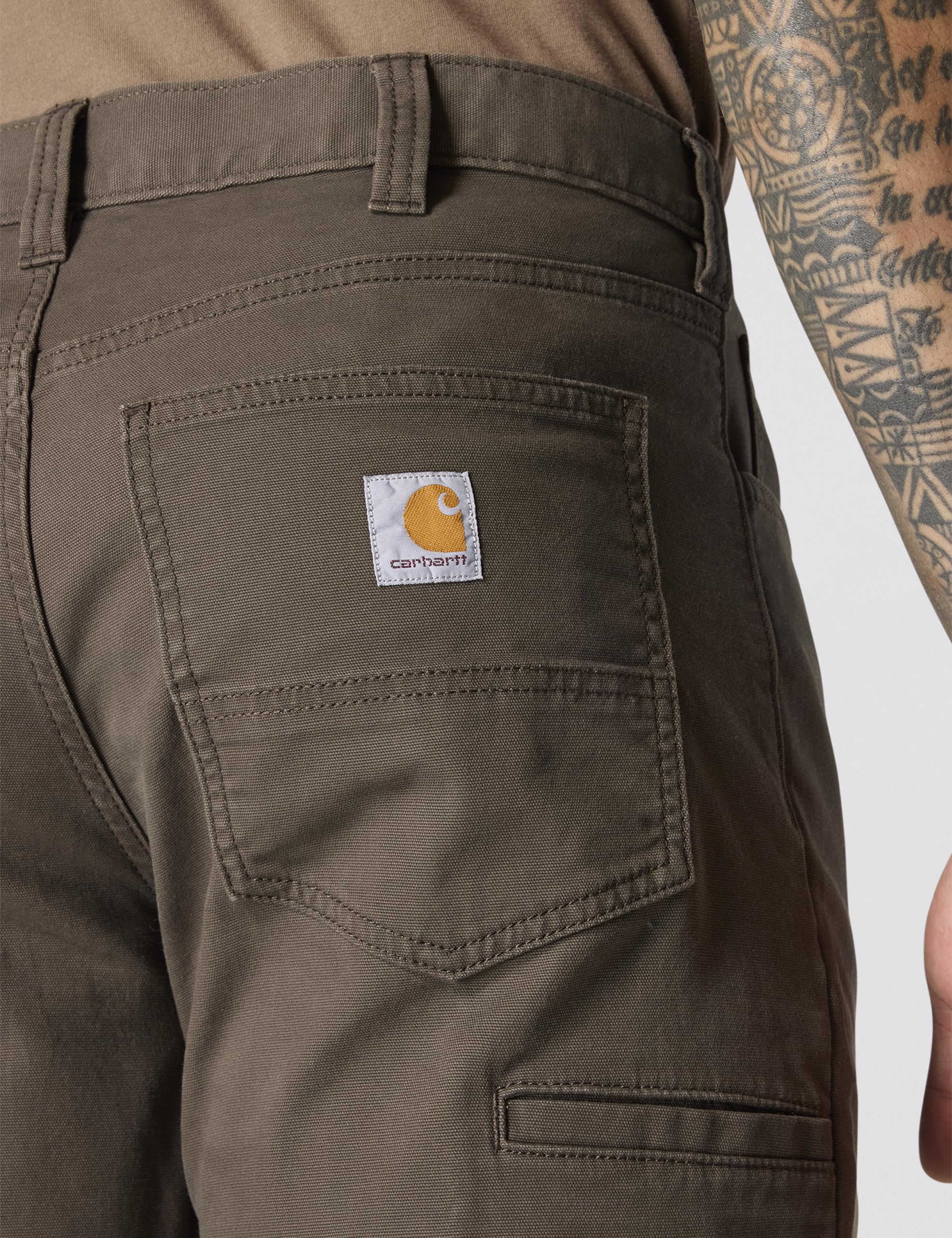 Carhartt Men's Relaxed Straight Rigby Pant, Dark Coffee, W34 x L30 - Image 4