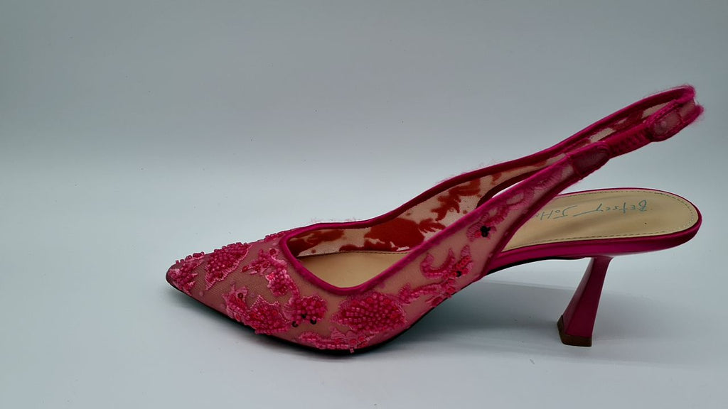 Betsey Johnson Women's Nikki Pump, Fuchsia, 8 - Image 3