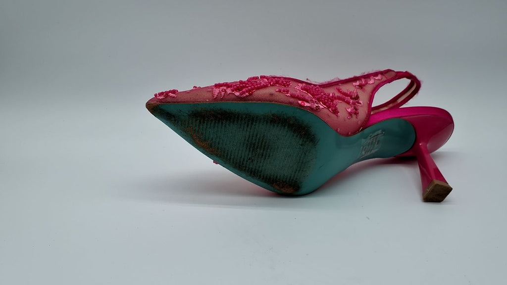 Betsey Johnson Women's Nikki Pump, Fuchsia, 8 - Image 5