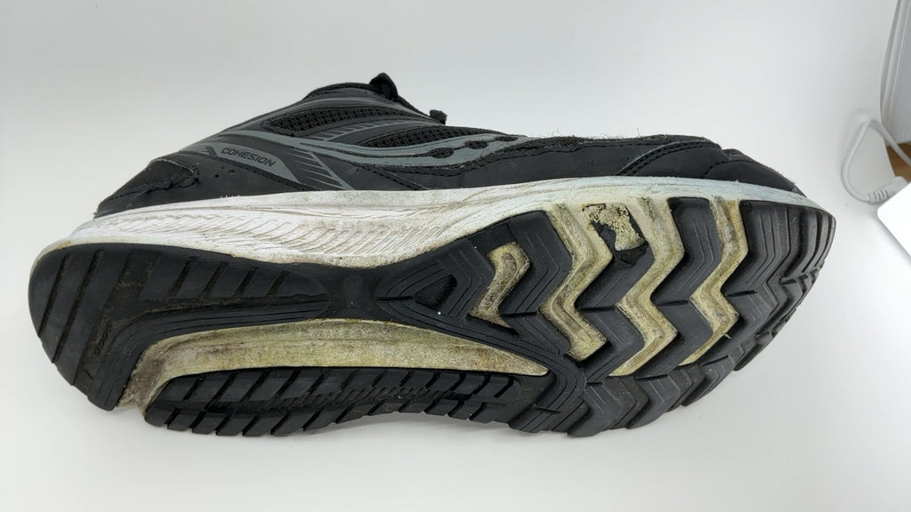 Saucony Men's Cohesion 17, Black/White, 11 - Image 4