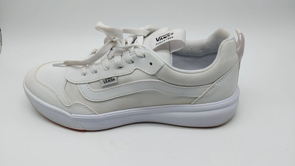 Vans Women's Range EXP Shoe, Tumble Canvas White White, 10 M US - Image 1