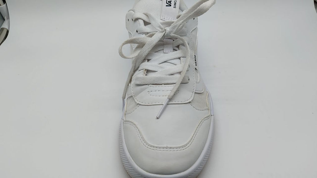 Vans Women's Range EXP Shoe, Tumble Canvas White White, 10 M US - Image 3