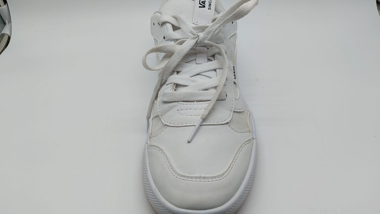 Vans Women's Range EXP Shoe, Tumble Canvas White White, 10 M US - Image 3