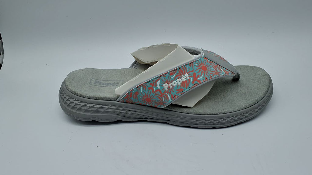 Propét Women's TravelActiv FT Sandals Comfort Footbed Coral Summer 9 W US - Image 1