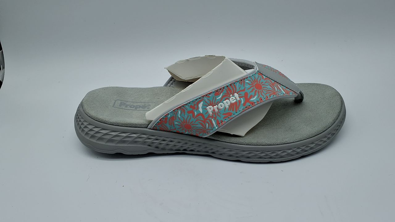 Propét Women's TravelActiv FT Sandals Comfort Footbed Coral Summer 9 W US - Image 1