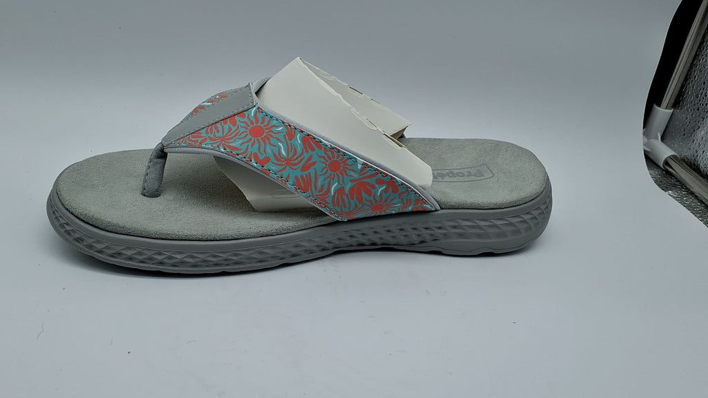 Propét Women's TravelActiv FT Sandals Comfort Footbed Coral Summer 9 W US - Image 2