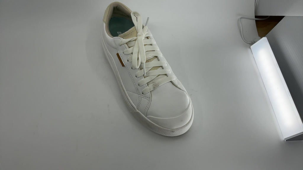 Dr. Scholl's Shoes Womens Time Off Platform Slip On Fashion Sneaker,White Smooth,6.5 - Image 1