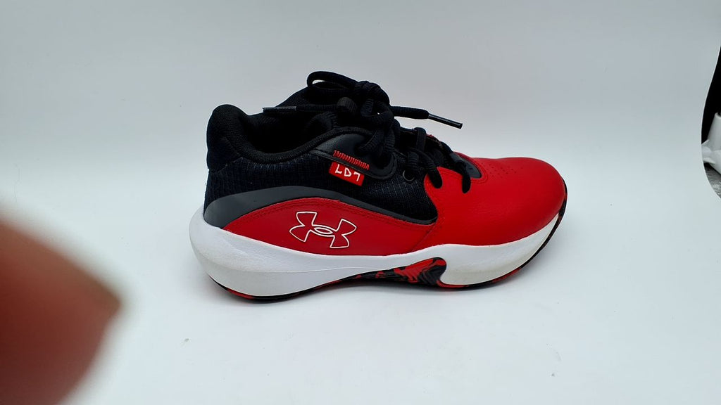 Under Armour Unisex Pre School Lockdown 7, (600) Red/Black/White, 2.5, US - Image 1