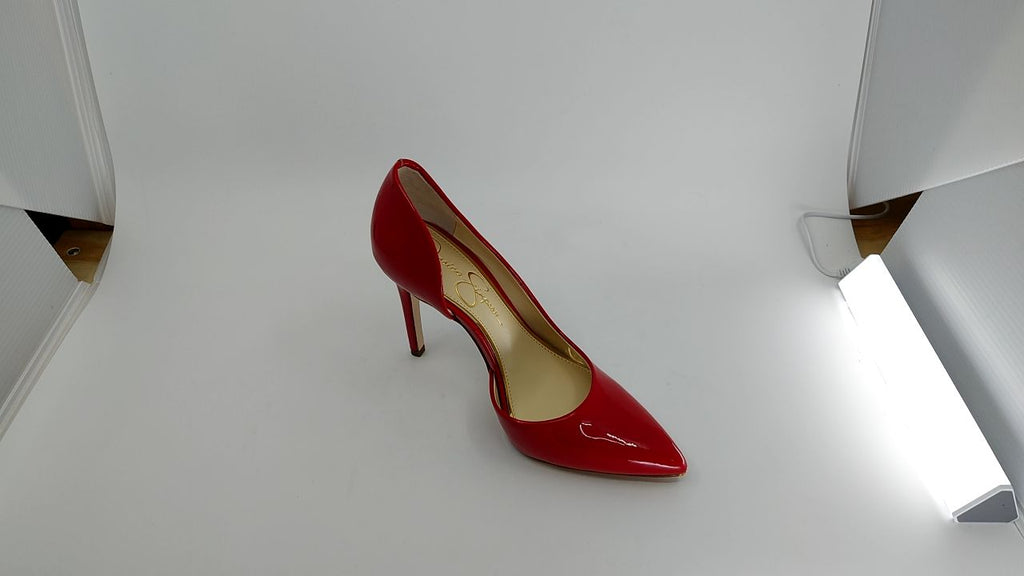 Jessica Simpson Women's Prizma D'Orsay Pump, Red Muse, 5.5 - Image 2