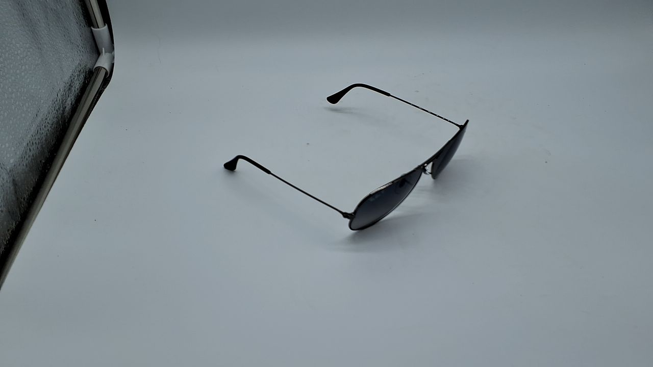 Ray-Ban RB3025 Classic Aviator Sunglasses, Gunmetal/Polarized Blue Gradient Grey, 58 mm - Image 2