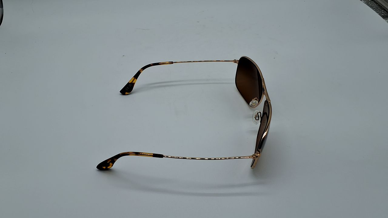 Maui Jim Men's and Women's Wiki Wiki Polarized Aviator Sunglasses, Gold/HCL® Bronze, Medium - Image 2