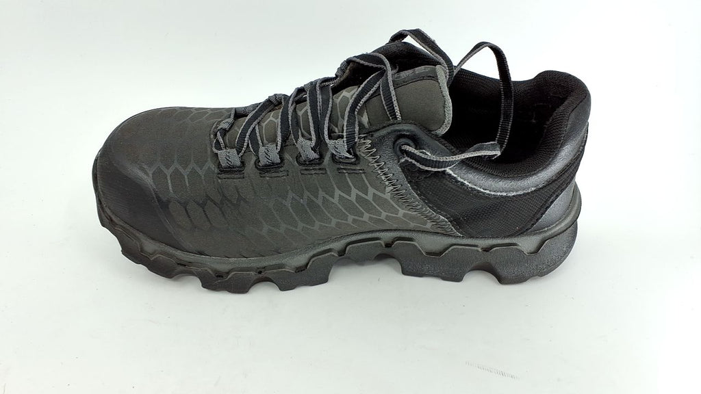 Timberland PRO Women's Powertrain Sport Alloy Safety Toe Industrial Athletic Work Shoe, Black/Grey-2024 New, 6.5M - Image 2