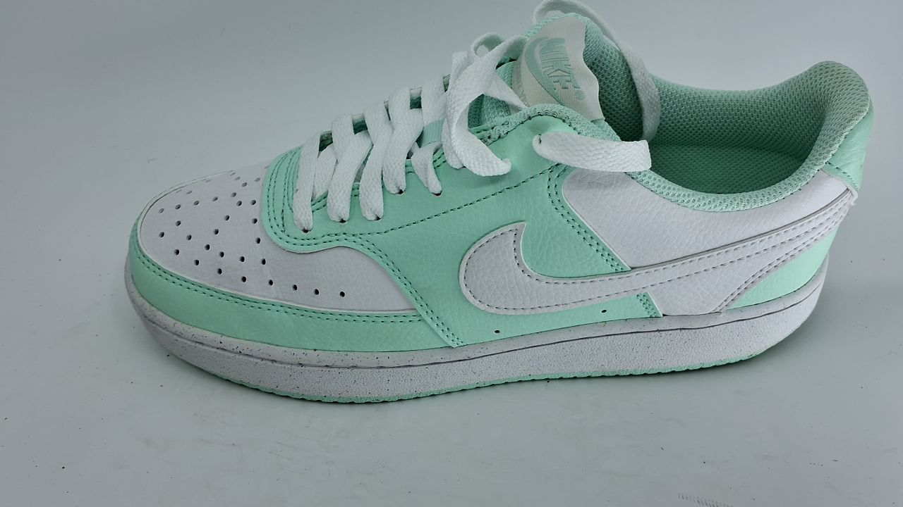 Nike Court Vision Low Womens Sneakers, 7 1/2 Medium, White - Image 1