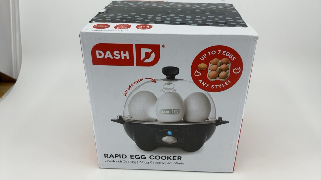 DASH Rapid Egg Cooker: 7 Egg Capacity Electric Egg Cooker for Hard Boiled Eggs, Poached Eggs, Scrambled Eggs, or Omelets with Auto Shut Off Feature - Black' - Image 6