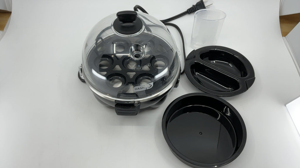 DASH Rapid Egg Cooker: 7 Egg Capacity Electric Egg Cooker for Hard Boiled Eggs, Poached Eggs, Scrambled Eggs, or Omelets with Auto Shut Off Feature - Black' - Image 8