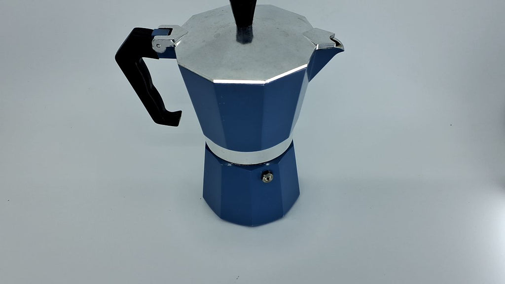 Primula Classic Stovetop Espresso and Coffee Maker, Moka Pot for Italian and Cuban Café Brewing, Greca Coffee Maker, Cafeteras, 6 Espresso Cups, Blue - Image 7
