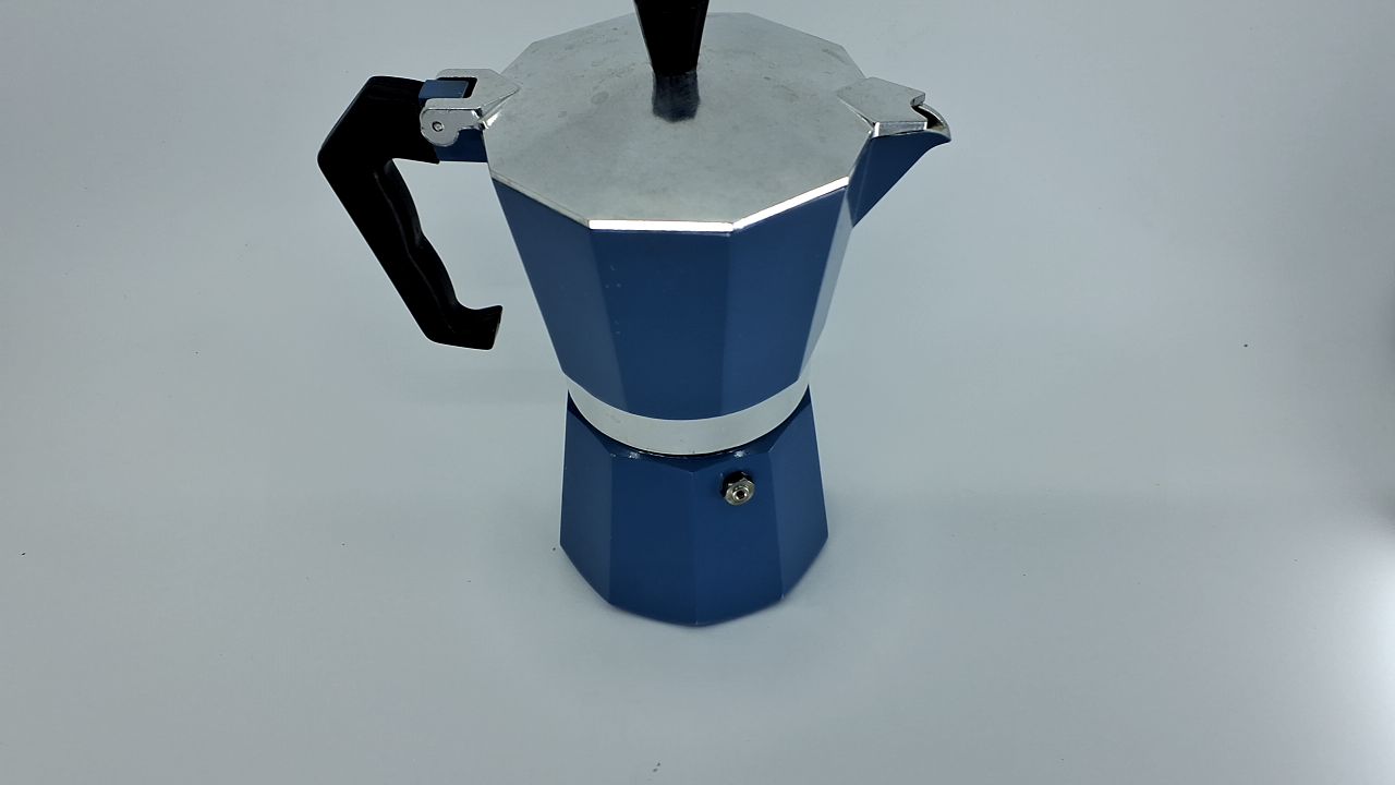 Primula Classic Stovetop Espresso and Coffee Maker, Moka Pot for Italian and Cuban Café Brewing, Greca Coffee Maker, Cafeteras, 6 Espresso Cups, Blue - Image 7