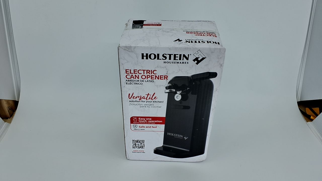 Holstein Housewares Electric Automatic Can Opener with Auto Shutoff, Push Down Lever to Easily Opens All Standard-Size and Pop-Top Cans, Black - Image 6