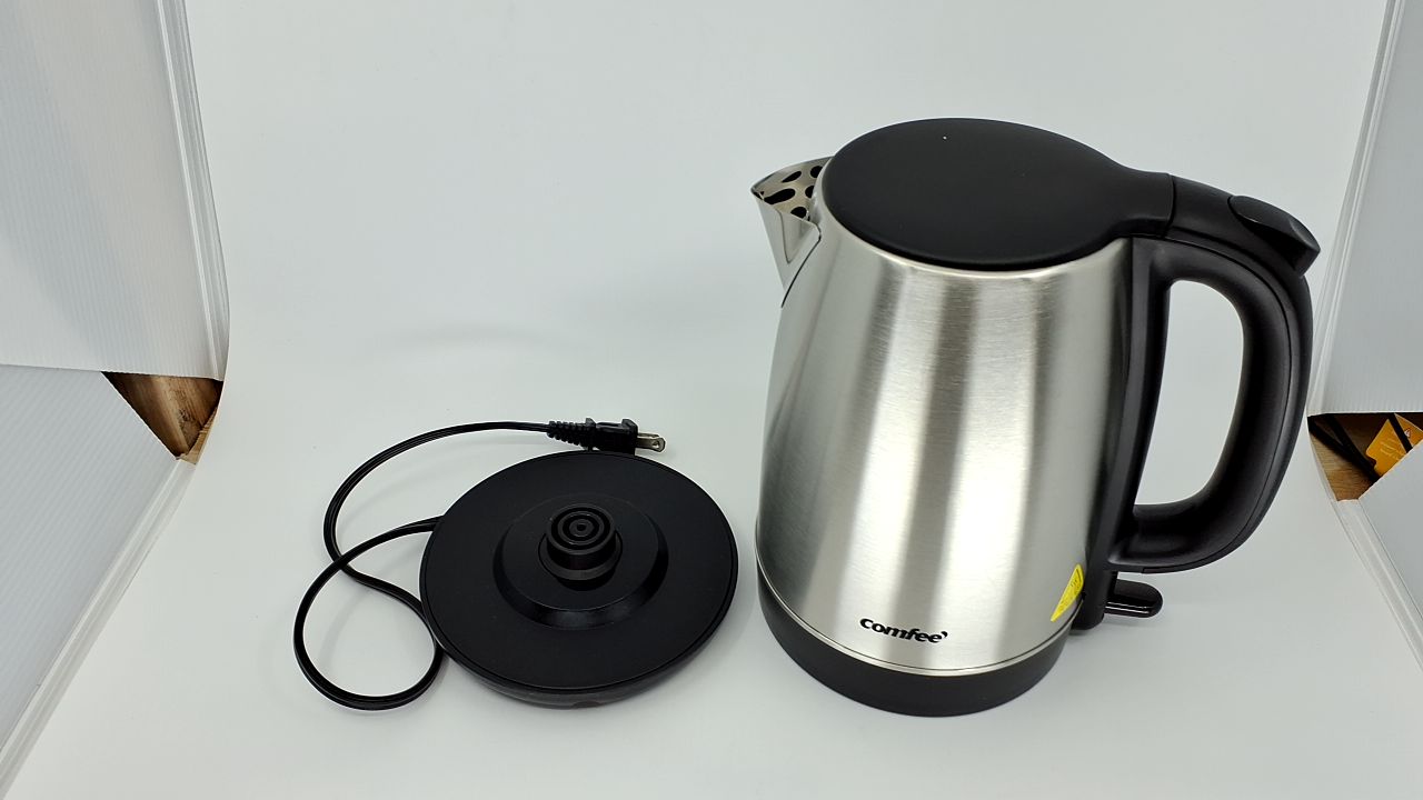 COMFEE' 1.7L Stainless Steel Electric Tea Kettle, BPA-Free Hot Water Kettle Electric with LED Light, Auto Shut-Off and Boil-Dry Protection, 1500W Fast Boil Electric Kettle - Image 8