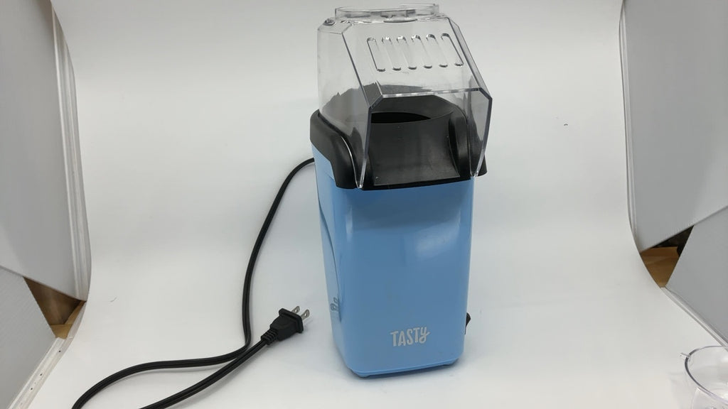Tasty Hot Air Popcorn Popper, Healthy and Delicious Popcorn in Minutes, Fast and Easy-to-Use, Built-In Measuring Cup and Butter Warmer, 8 Cups, Blue - Image 7