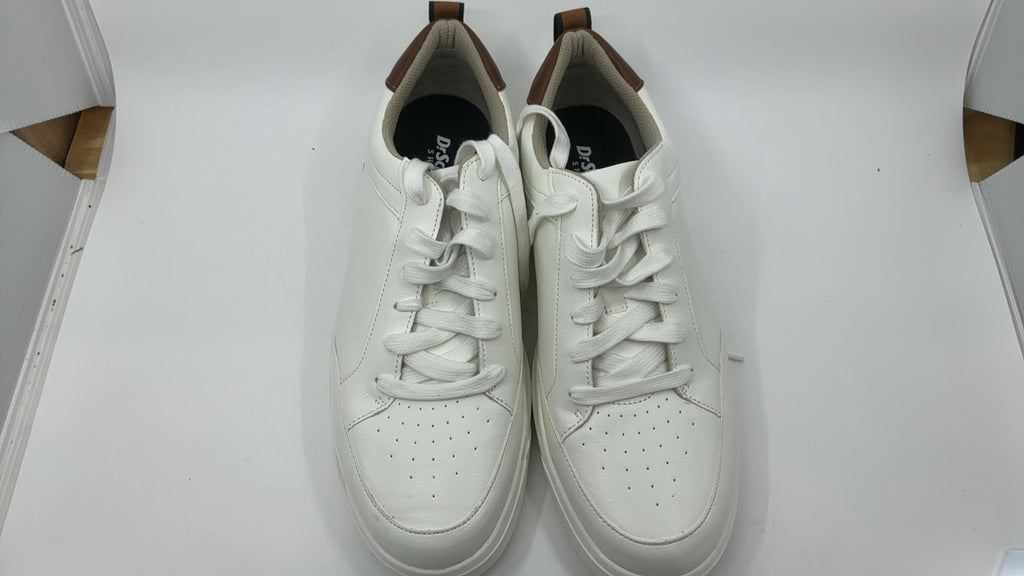 Dr. Scholl's Mens Catch Thrills Lace Up Casual Sneaker White Smooth 11.5 M - Image 2