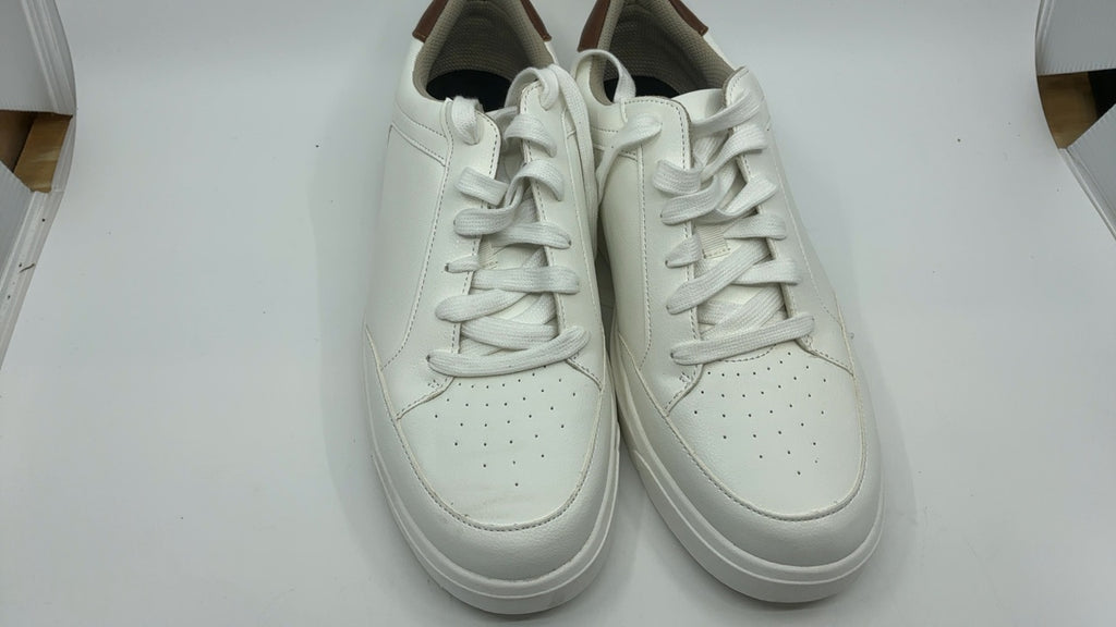 Dr. Scholl's Mens Catch Thrills Lace Up Casual Sneaker White Smooth 11.5 M - Image 3