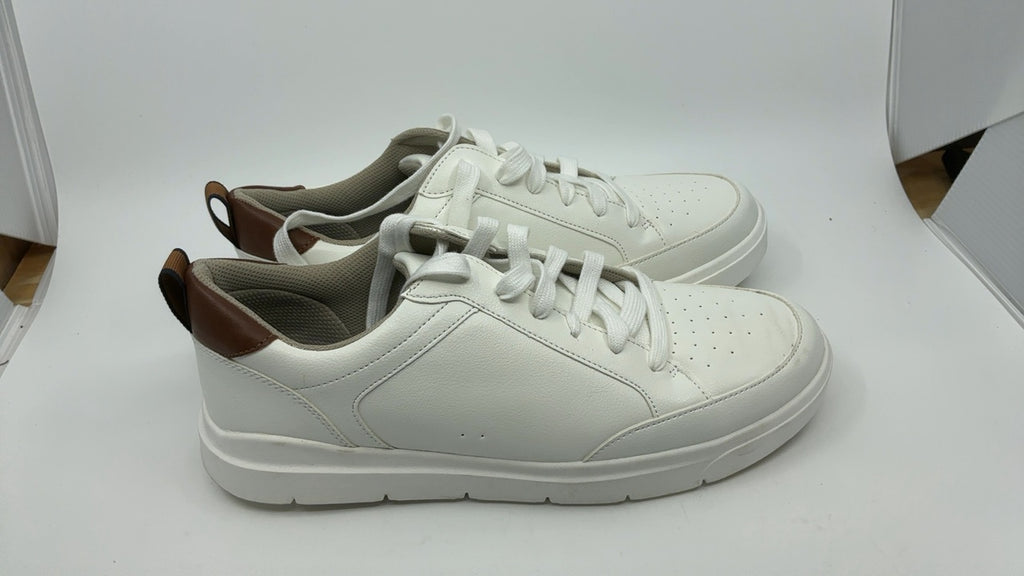 Dr. Scholl's Mens Catch Thrills Lace Up Casual Sneaker White Smooth 11.5 M - Image 4