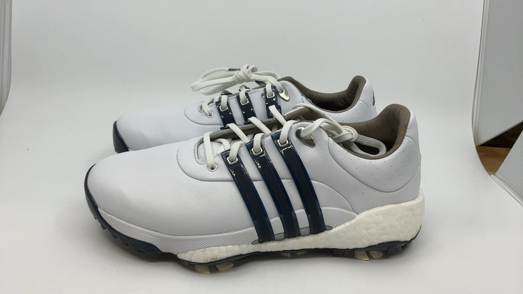 adidas Men's Tour360 22 Golf Shoes, Footwear White/Collegiate Navy/Silver Metallic, 7 - Image 6