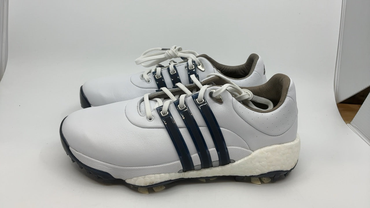 adidas Men's Tour360 22 Golf Shoes, Footwear White/Collegiate Navy/Silver Metallic, 7 - Image 6