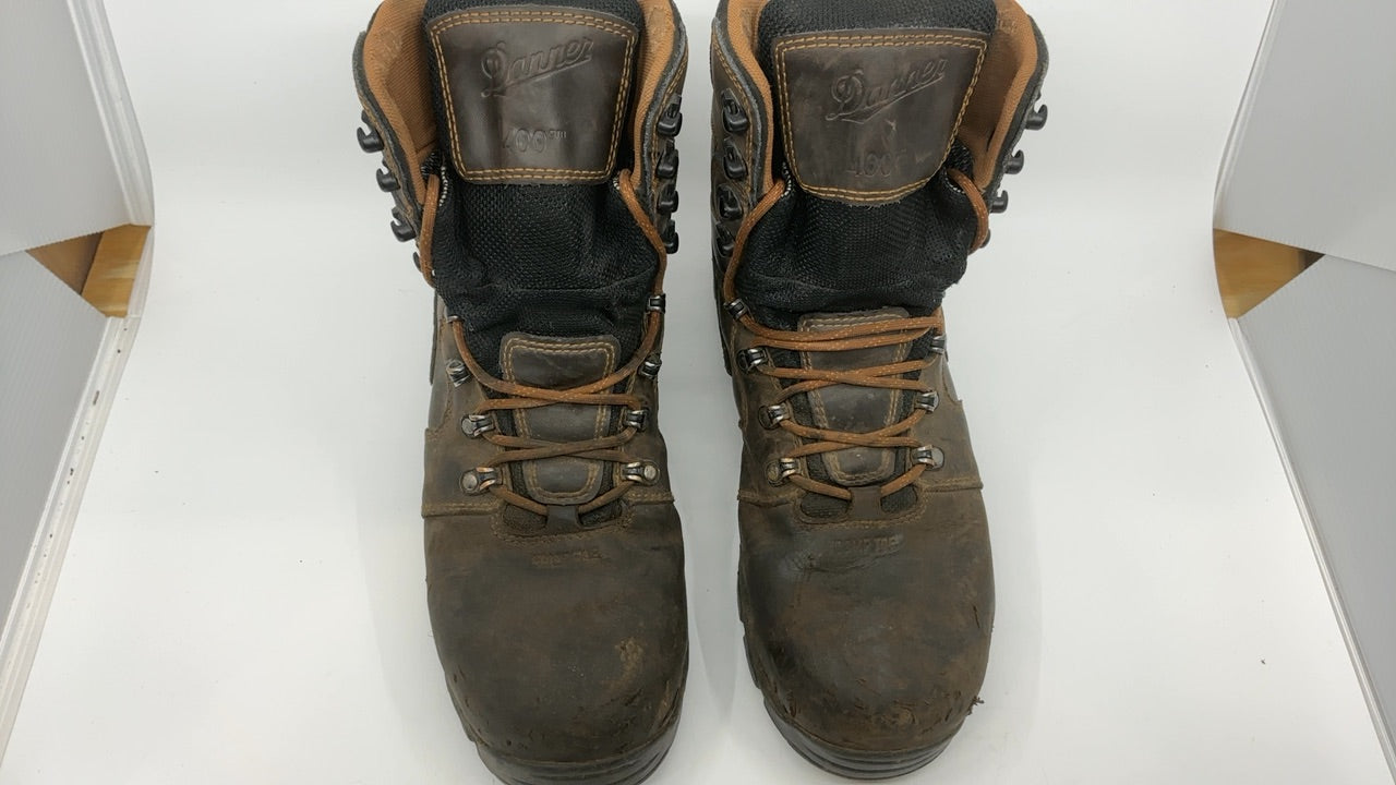 Danner Vicious 4.5” Composite Toe Work Boots for Men - Full-Grain Leather with Breathable Gore-Tex Lining, Speed Lace System & Non Slip Heel Outsole, Brown/Orange - 10 D - Image 7