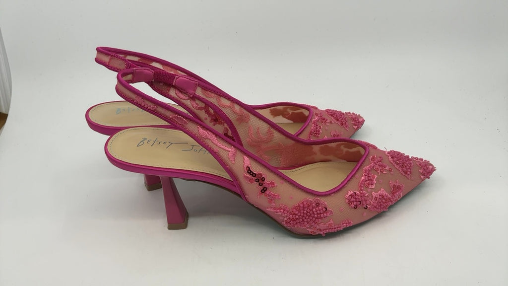 Betsey Johnson Women's Nikki Pump, Fuchsia, 8 - Image 5