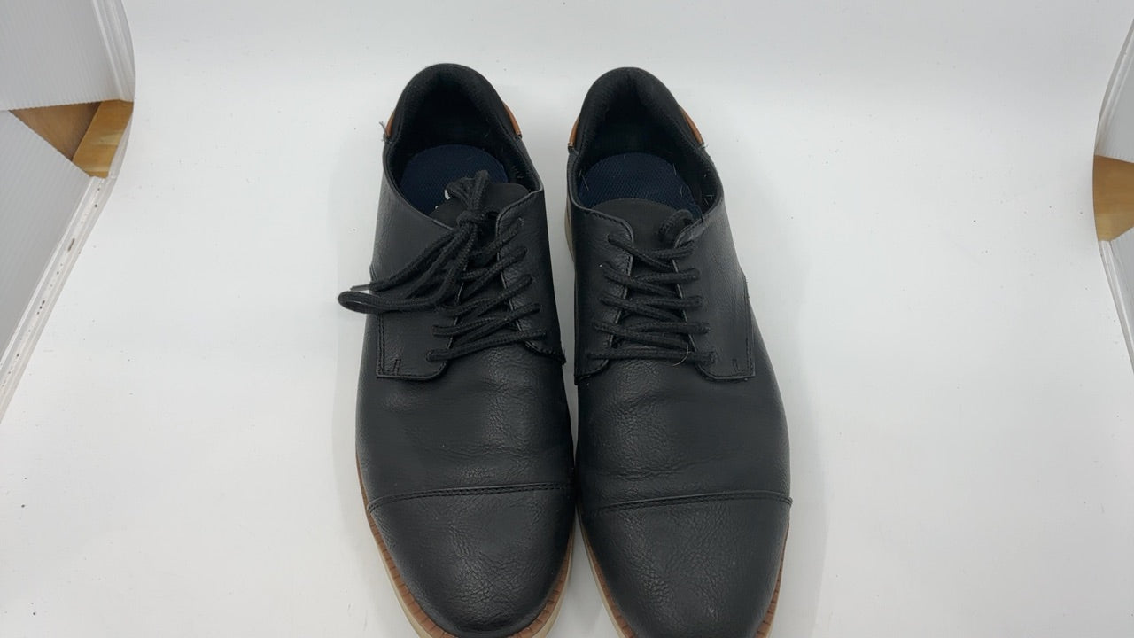 Dr. Scholl's Shoes Mens Sync Cap Toe Lace Up Oxford Black Smooth 9.5 M - Image 3