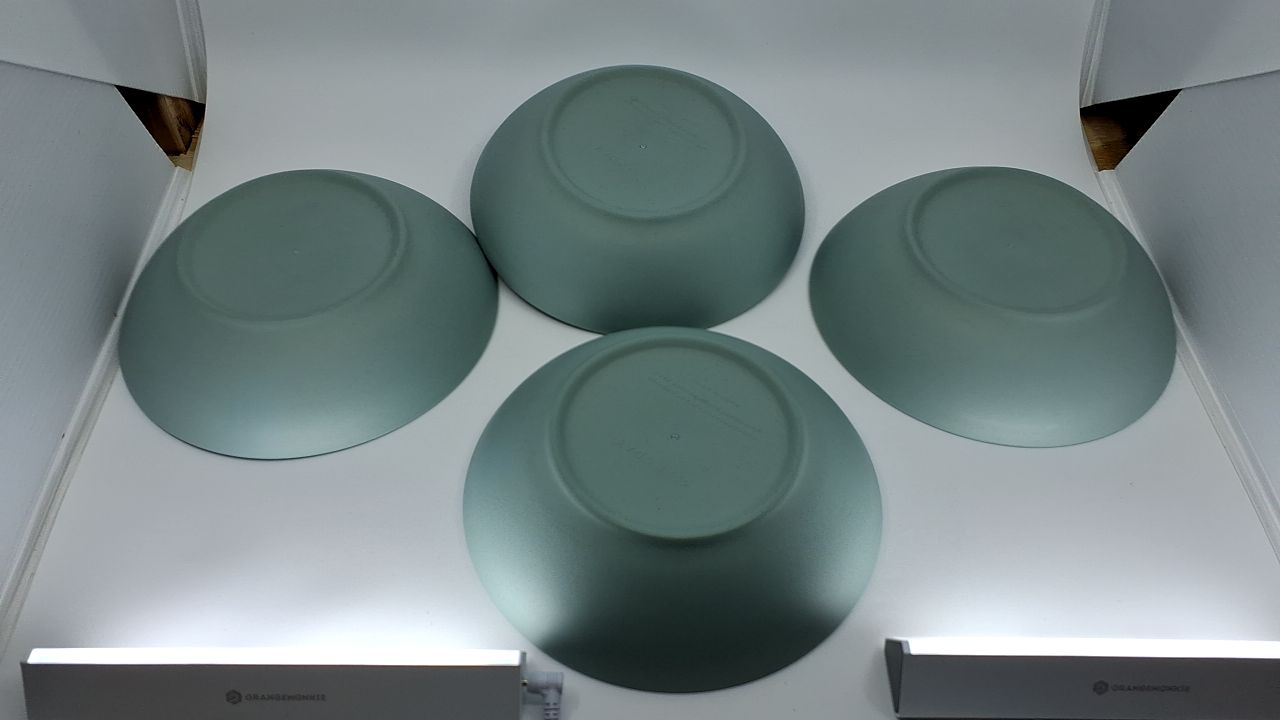 Year & Day Outdoor Set of 4 Unbreakable Lightweight Pasta Dinner Bowls, Plant Derived, Palm Green, 8.25 inch - Image 7