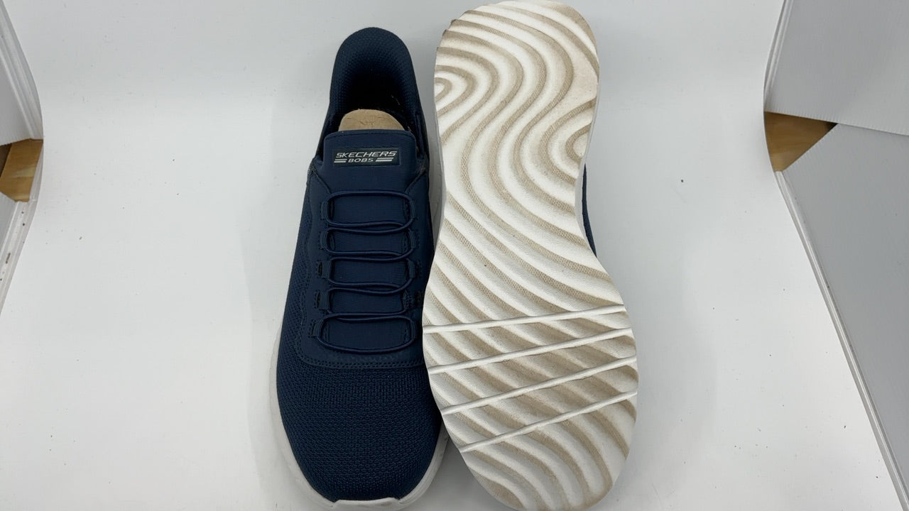 Skechers Men's Hands Free Slip-ins Bobs Squad Chaos-Daily Hype Sneaker, Navy, 10.5 Wide - Image 7