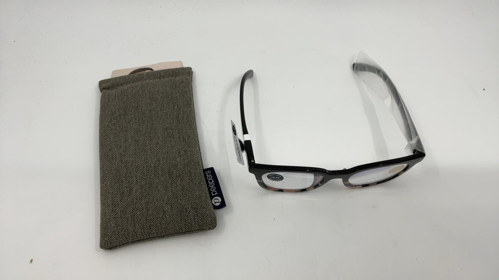 Peepers by PeeperSpecs Women's to The Max Square Reading Glasses, Black Marble, +2.75 - Image 8