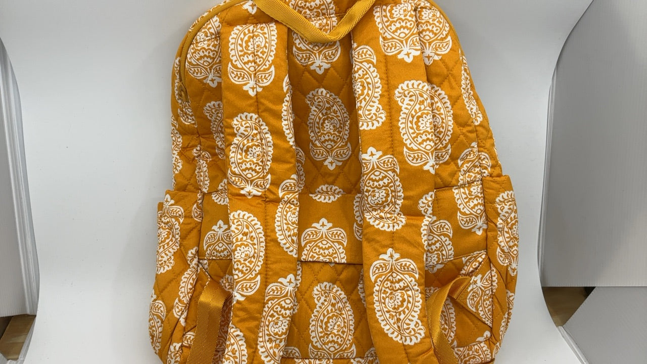Vera Bradley Women's Bancroft Backpack - Premium Cotton, Iconic Paisley Sunflower, One Size - Image 7