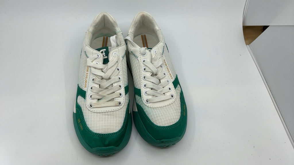 Sam Edelman Women's Layla Sneaker Green/White 7.5 Medium - Image 2