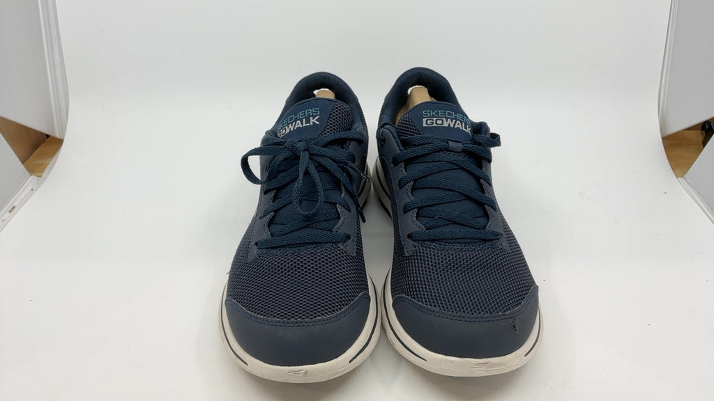 Skechers Men's Gowalk 5 Qualify - Athletic Mesh Lace Up Performance Walking Shoe, Navy/Blue, 7 - Image 2