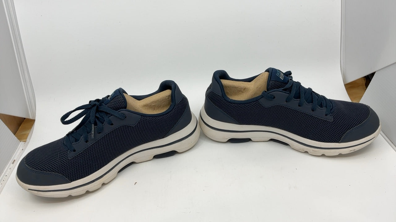 Skechers Men's Gowalk 5 Qualify - Athletic Mesh Lace Up Performance Walking Shoe, Navy/Blue, 7 - Image 3