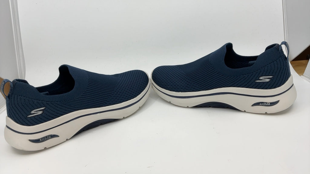 Skechers Women's Go Walk Arch Fit 2.0-Paityn Sneaker, Navy/White, 5.5 - Image 4