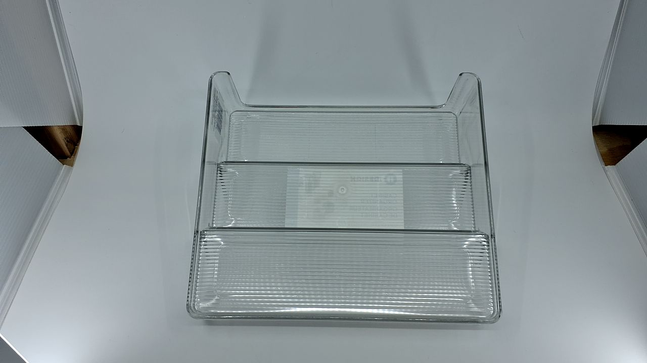 iDesign Recycled Plastic 3-Tier Stadium Spice Rack Organizer for Kitchen, Fridge, Freezer, Pantry and Cabinet Organization, The Linus Collection  - Image 3