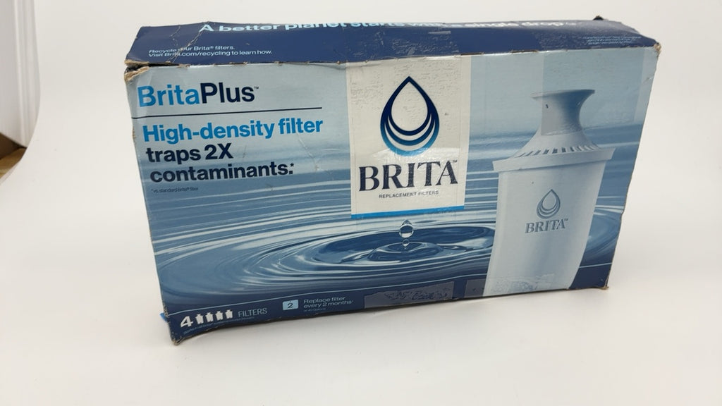 Brita Plus Water Filter, BPA-Free, High-Density Replacement Filter for Pitchers and Dispensers, Reduces 2x Contaminants*, Lasts Two Months or 40 Gallons, Includes 4 Filters - Image 7
