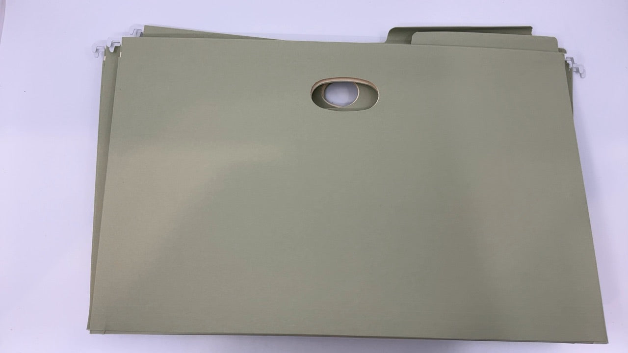 Smead FasTab Hanging Pocket with Full-Height Gusset, 3-1/2" Expansion, 1/3-Cut Built-in Tab, Legal Size, Moss, 9 per Box (64322) - Image 7